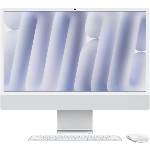 Tweedekans Apple iMac 24 inch M4 (8 core CPU/8 core GPU) 16GB/256GB Zilver QWERTY