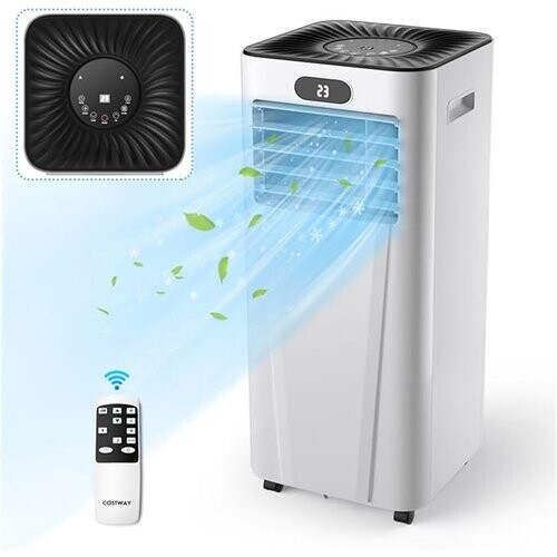 Tweedekans Coast Mobiele Airconditioning voor Ruimtes tot 75 m³ (25 m²) - Incl. Afstandsbediening - 28 x 32,5 x 69 cm - tot 32 °C - Wit