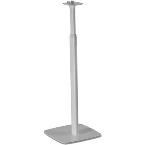 Tweedekans Flexson Verstelbare Vloerstandaard voor Sonos One/Play1 - 2 stuks - wit - 27.70x2.94x0.88 cm