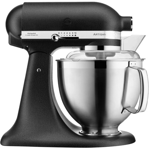 Tweedekans KitchenAid 5KSM185PSEBK Vulkaanzwart