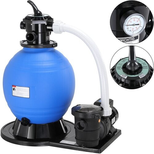 Tweedekans Monzana Zandfiltersysteem - 15.900L/u 6-weg Adapter Ø32mm - 38mm