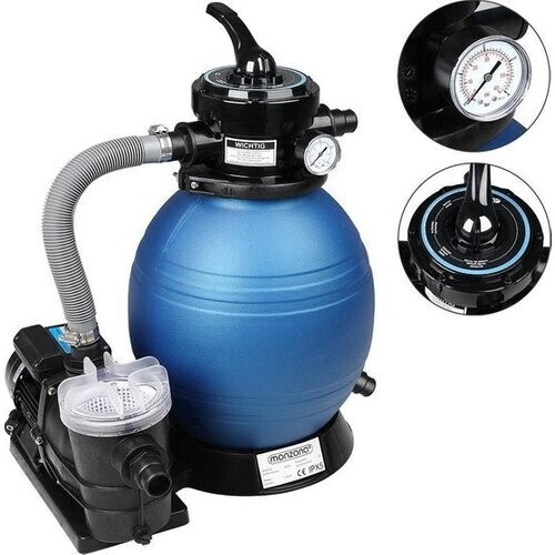 Tweedekans Monzana Zandfiltersysteem -Voorfilter – 7 Wegklep - Adapter Ø32-38mm