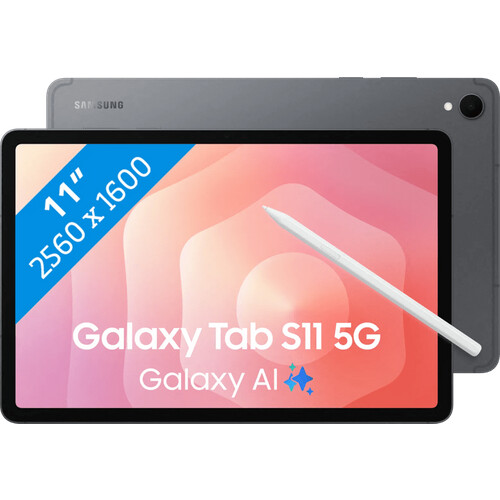 Tweedekans Samsung Galaxy Tab S11 11 inch 128GB Wifi + 5G Grijs