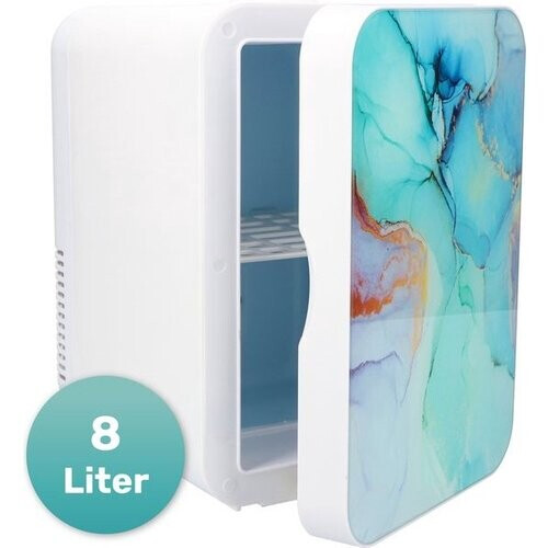 Tweedekans Soft&Silky Skincare fridge - Make up koelkast - 6.5L - 2°C tot 40C - Marble - Organizer - Koelkast - Beauty - Skincare